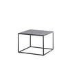 COUCHTISCH Sicherheitsglas 60/60/45 cm quadratisch Schwarz, Grau  - Schwarz/Grau, Design, Glas/Metall (60/60/45cm) - Xora