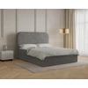 BOXBETT 140/200 cm,  in Anthrazit, Bettkasten, Topper,  - Anthrazit/Schwarz, MODERN, Holz/Kunststoff (140/200cm) - MID.YOU