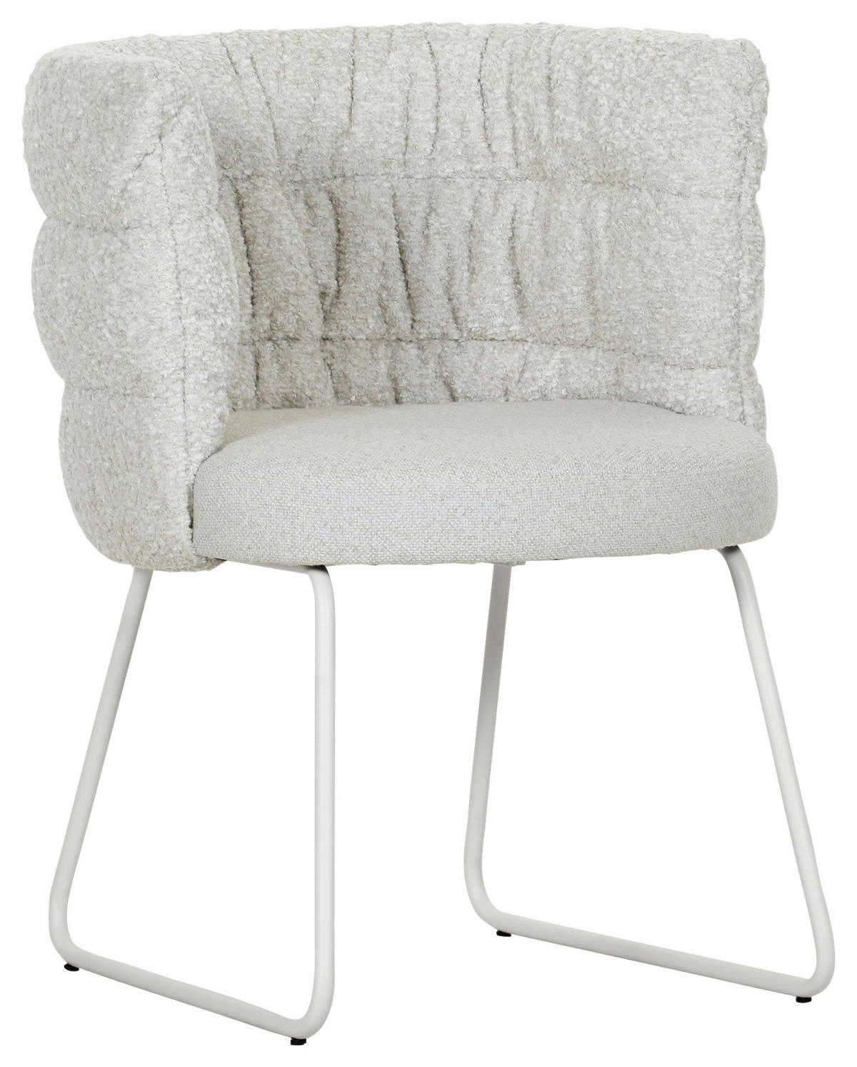 STUHL - Beige, Design, Textil (62/80/62cm) - Novel