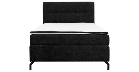 BOXSPRINGBETT 140/200 cm  in Schwarz  - Schwarz, Design, Textil/Metall (140/200cm) - Esposa