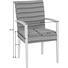 STUHL Struktur Eiche massiv Braun, Eichefarben - Eichefarben/Braun, Design, Holz/Textil (56/96/60cm)