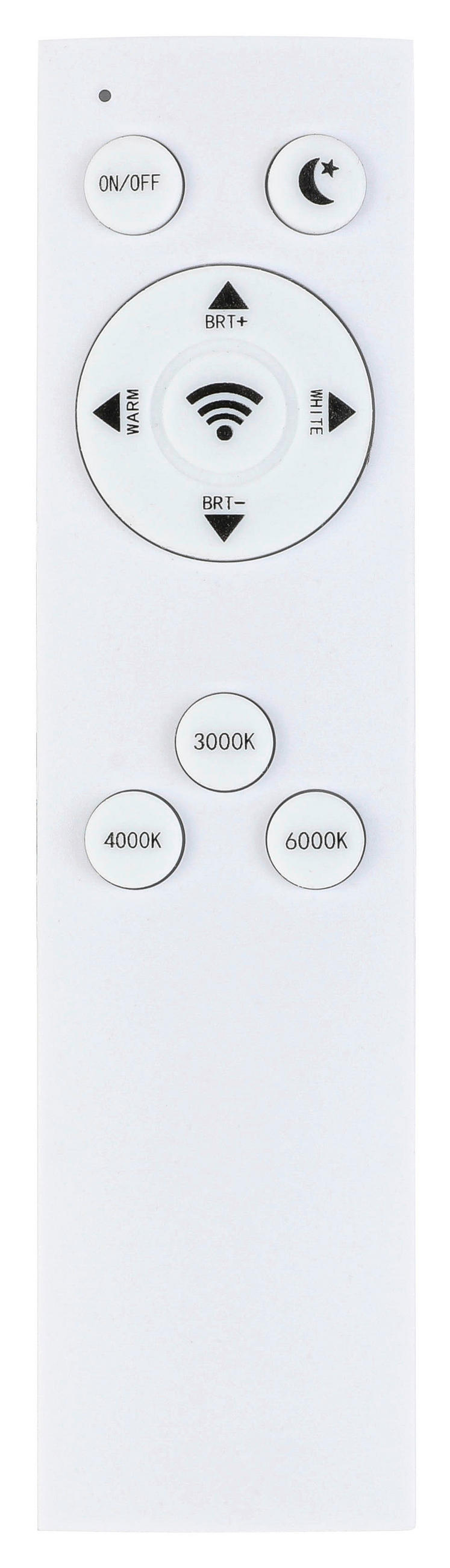 Plafonieră Cu Led 36 W  45/6 cm    - alb/culoare crom, Design, plastic/metal (45/6cm) - Novel