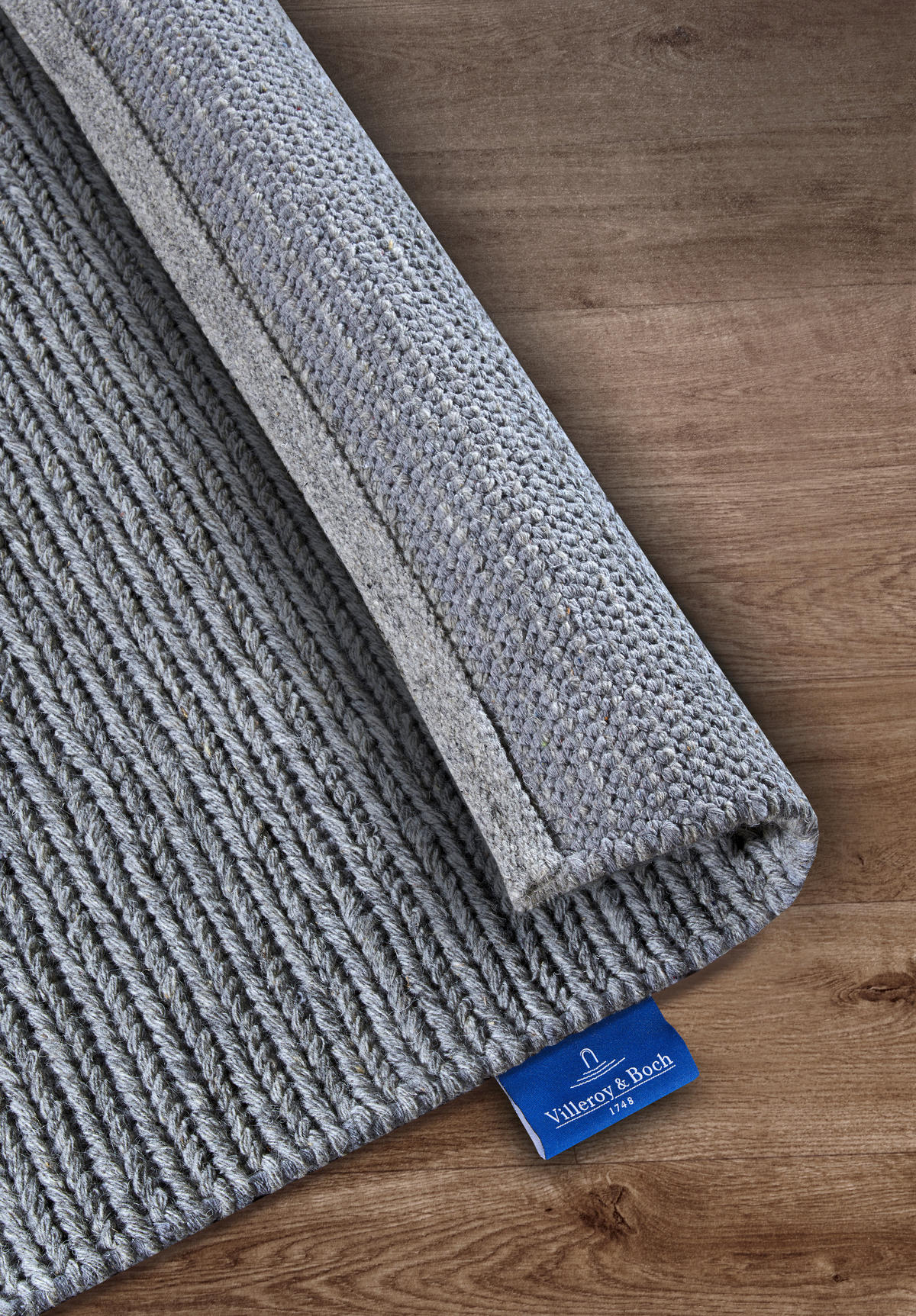 HANDWEBTEPPICH 80/150 cm Kollektion 1748 Hellgrau  - Hellgrau, Basics, Textil (80/150cm) - Villeroy & Boch