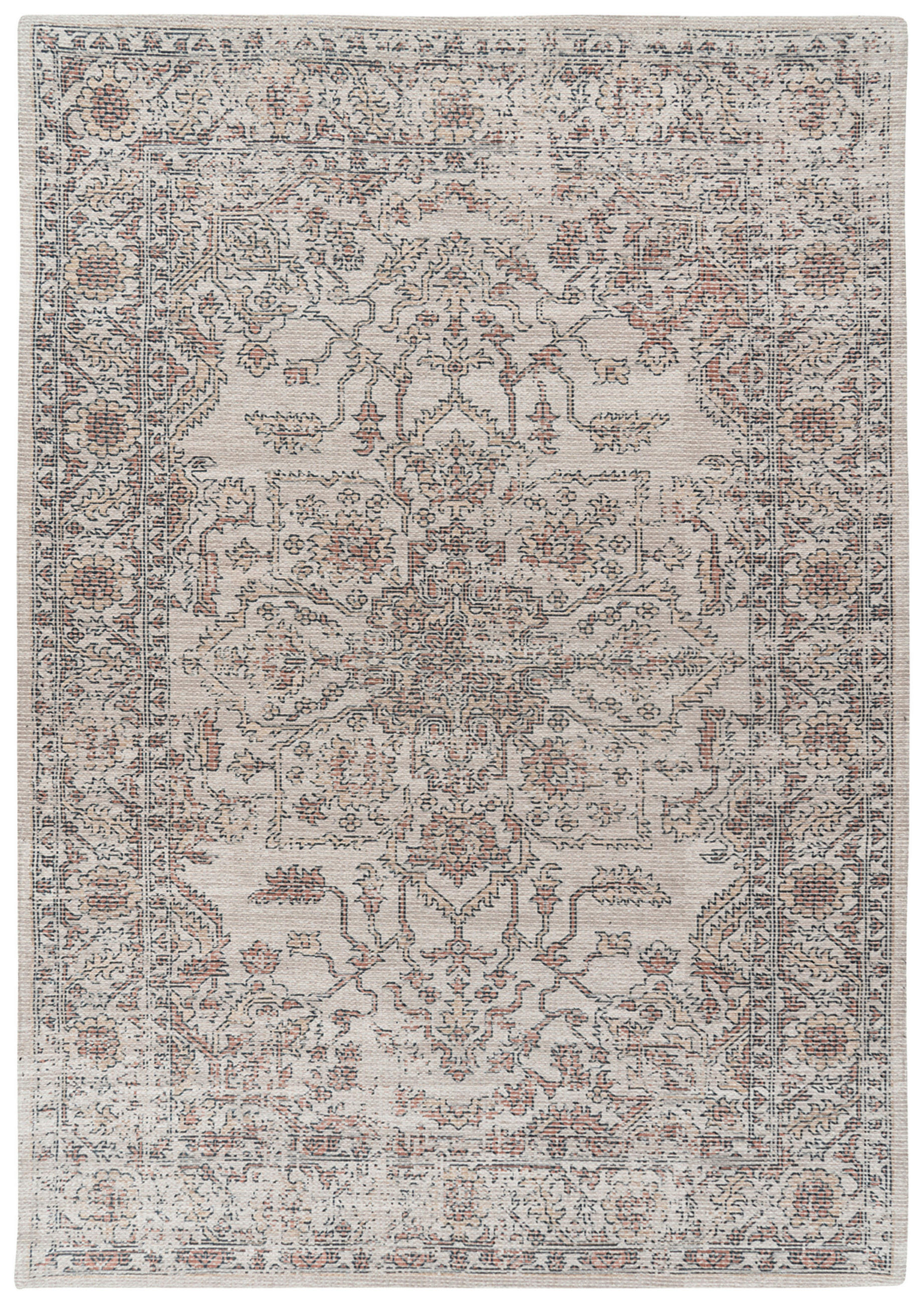 Kayoom Vintage-Teppich Percy 300 Beige 160x230 cm