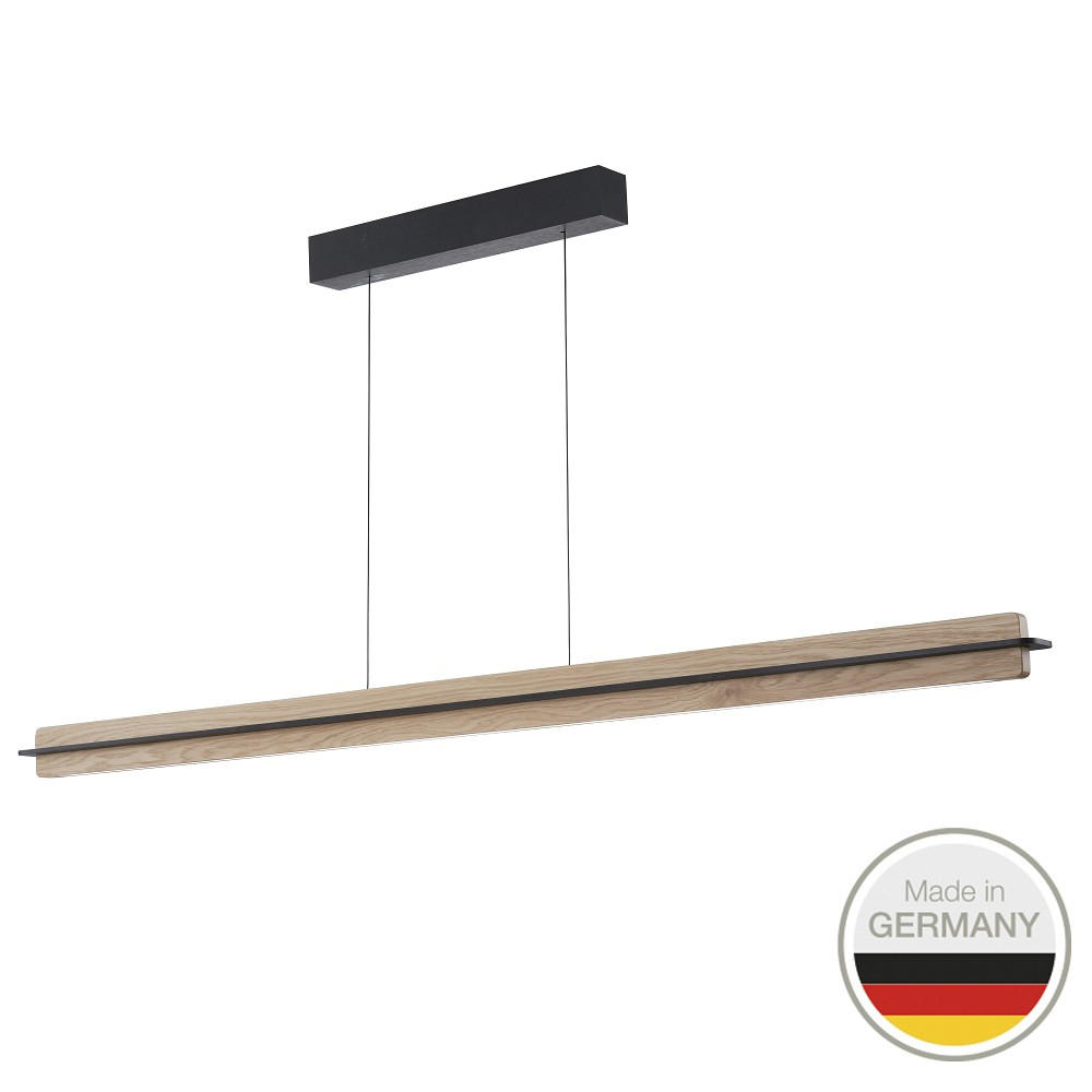 LED-HÄNGELEUCHTE 655 148/6/6,5 cm   - Wildeiche, Natur, Holz (148/6/6,5cm) - Ambiente