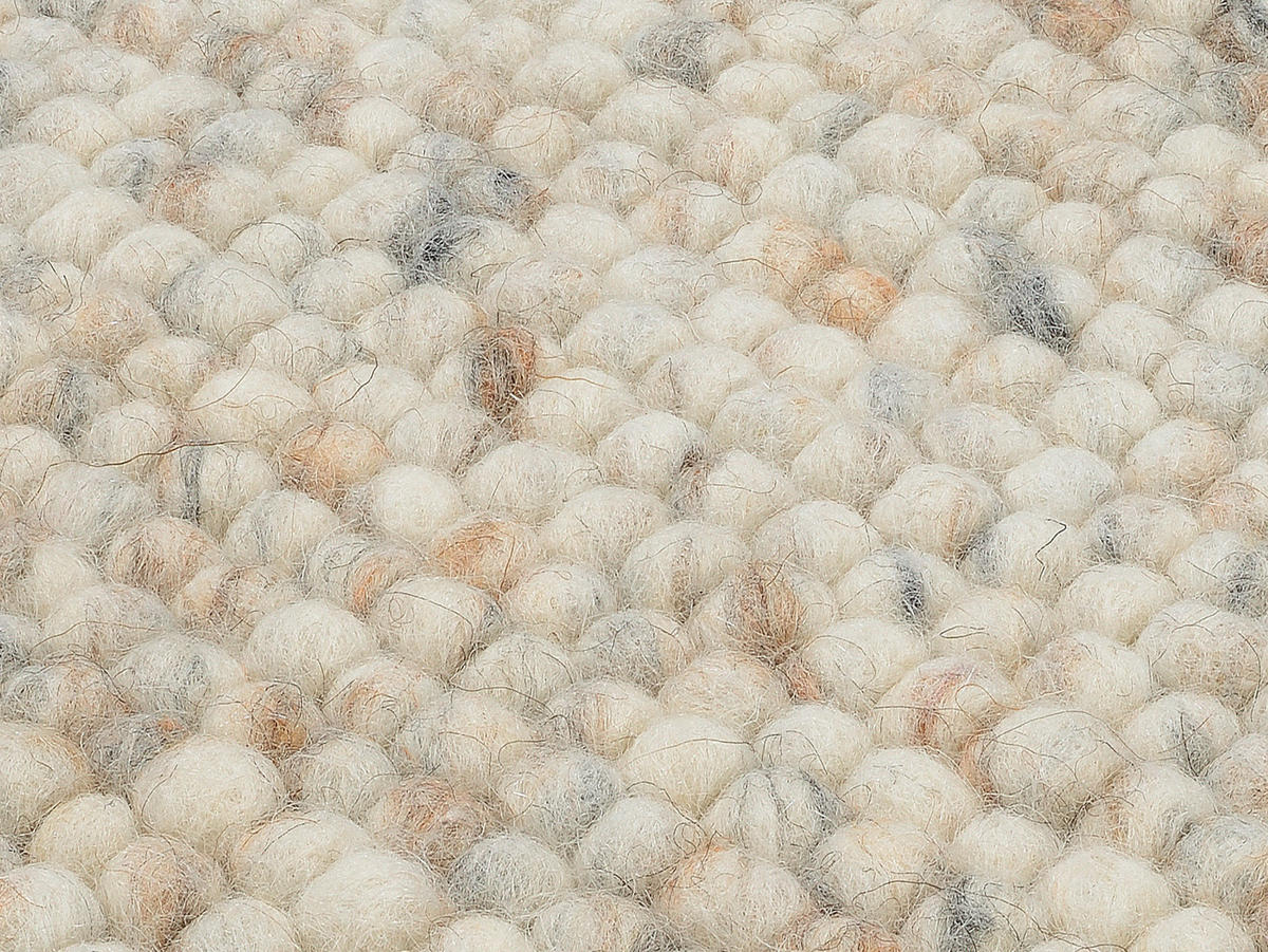 HANDWEBTEPPICH 200/200 cm Helsinki Beige  - Beige, Basics, Textil (200/200cm) - Linea Natura