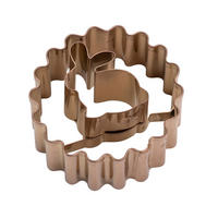 LINZER-KEKSAUSSTECHER - Altrosa, Trend, Metall (5cm) - Dr.Oetker