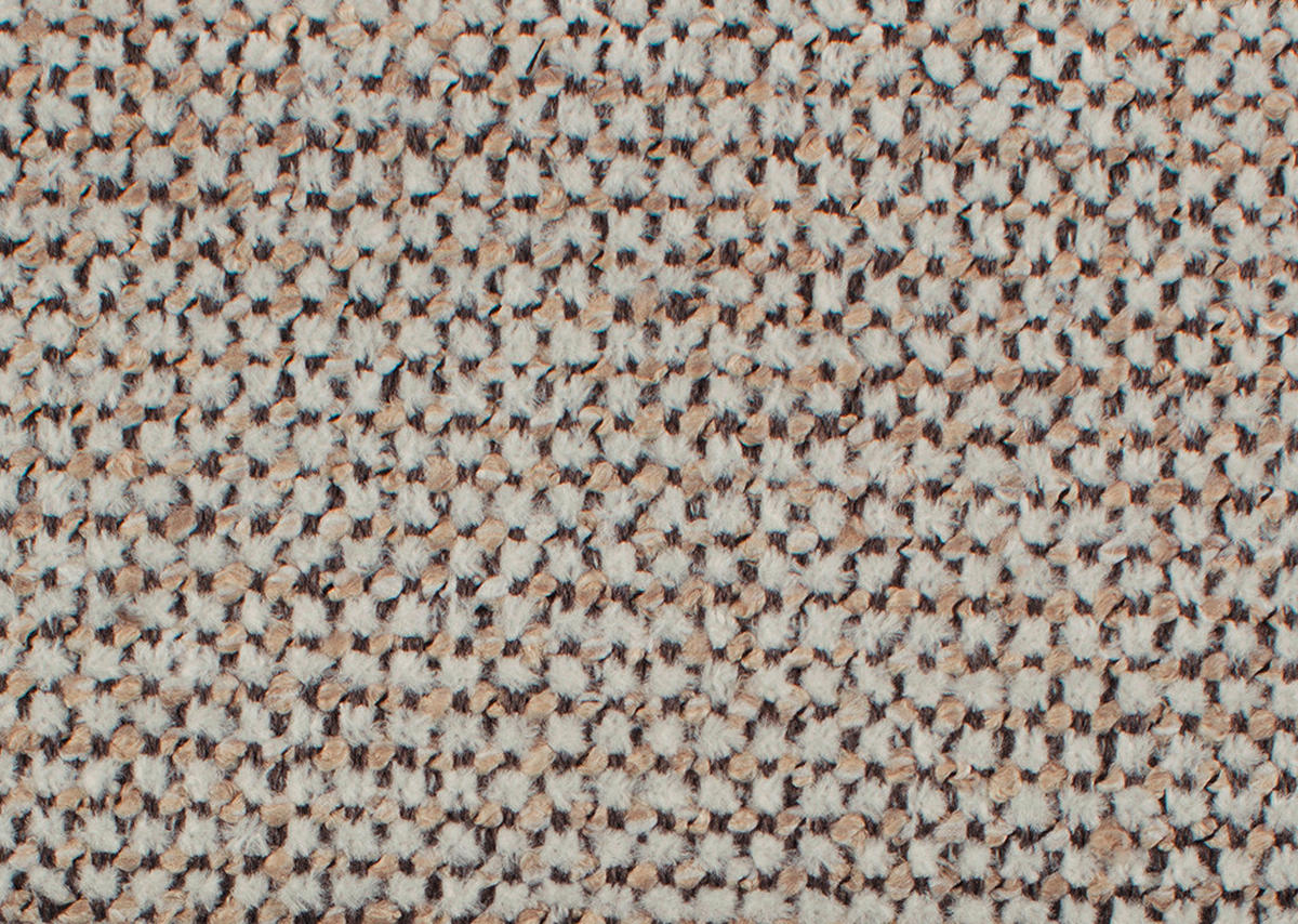 ECKSOFA Beige Chenille  - Beige/Schwarz, Design, Textil/Metall (299/187cm) - Schöner Wohnen