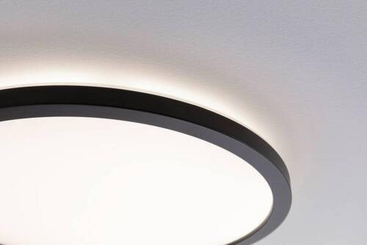 LED-PANEEL 19 cm  - Schwarz, Basics, Kunststoff (19cm) - Paulmann