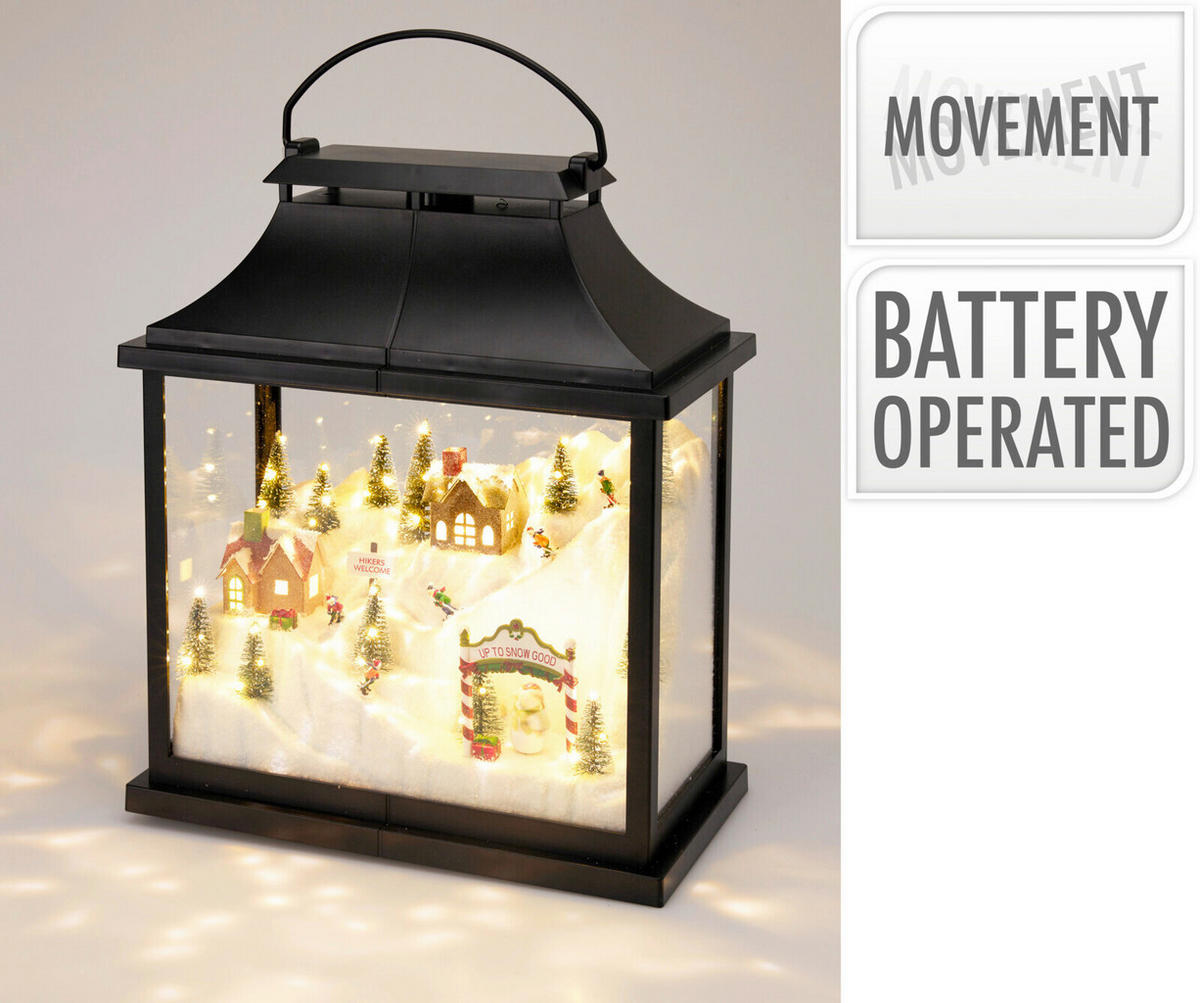 LED LÁMPÁS - fekete, Basics, műanyag (36cm)