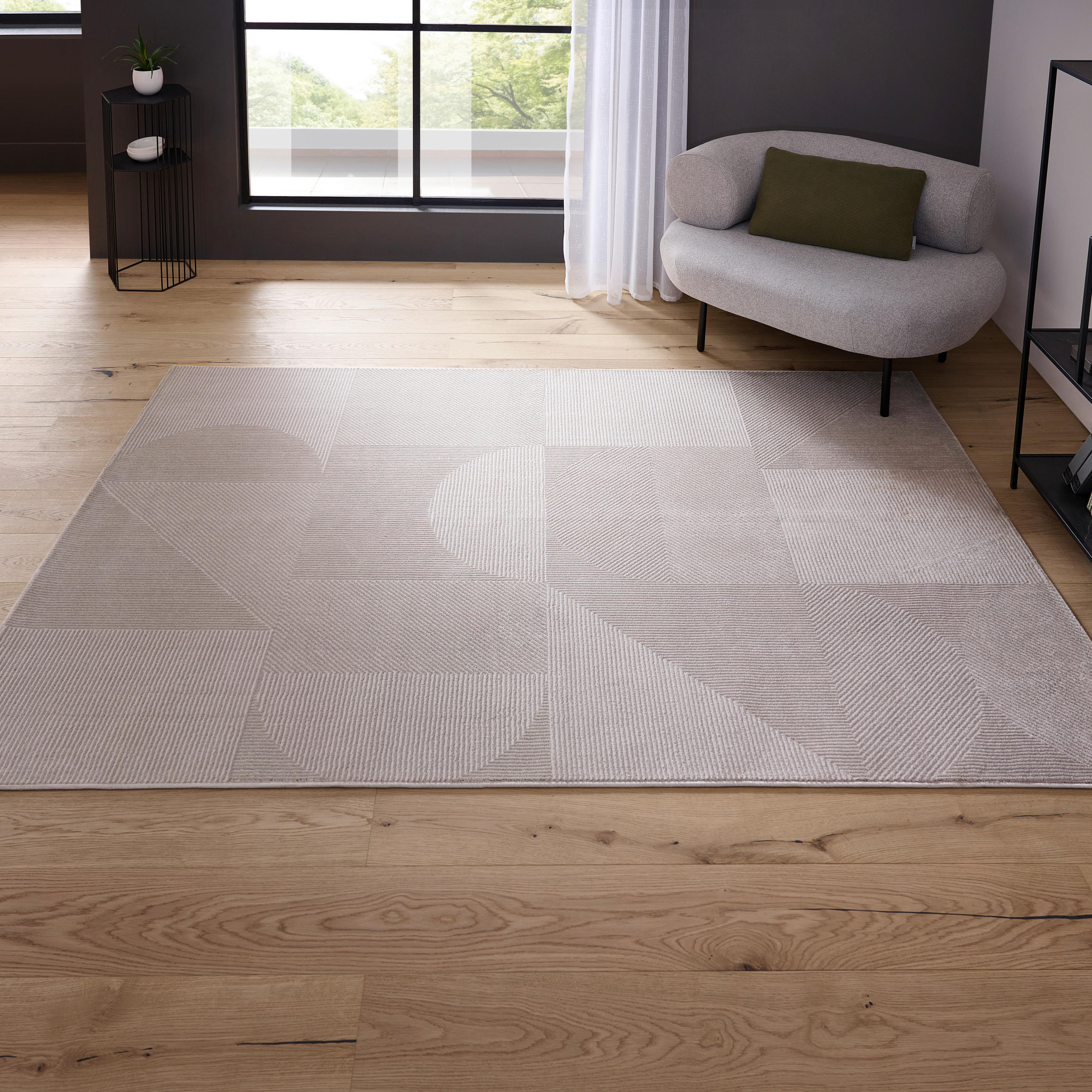 WEBTEPPICH 80/250 cm Columbia Hellgrau  - Hellgrau, Design, Textil (80/250cm) - Novel
