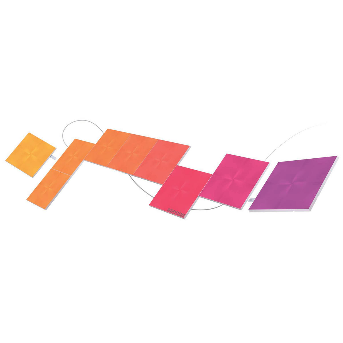 CANVAS STARTER KIT 9ER NANOLEAF CANVAS   - Weiß, Basics, Kunststoff (15/15cm)