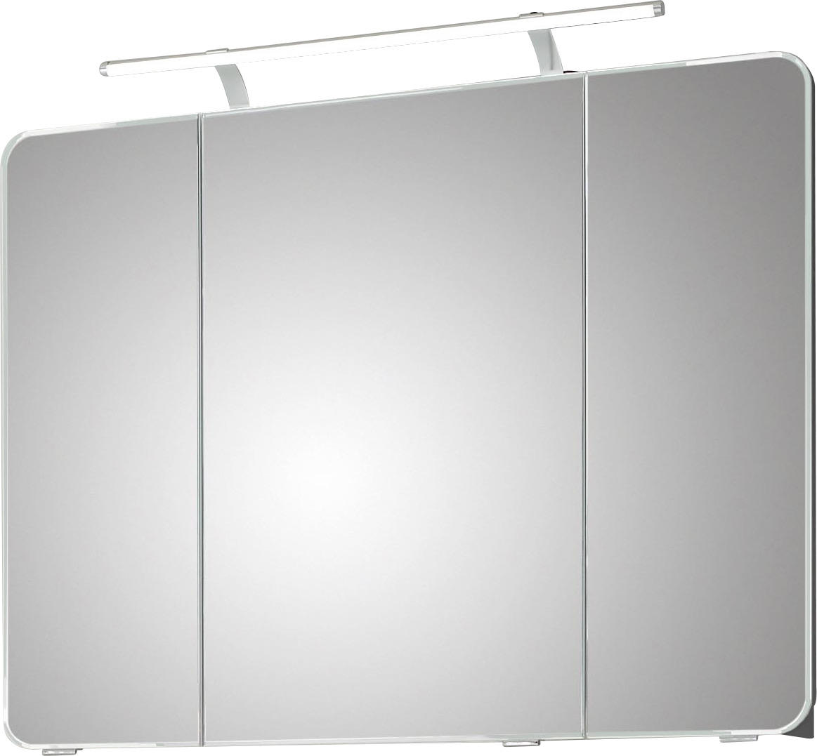 SPIEGELSCHRANK 90/72,2/17 cm  - Grau, Basics, Glas/Holzwerkstoff (90/72,2/17cm) - Xora