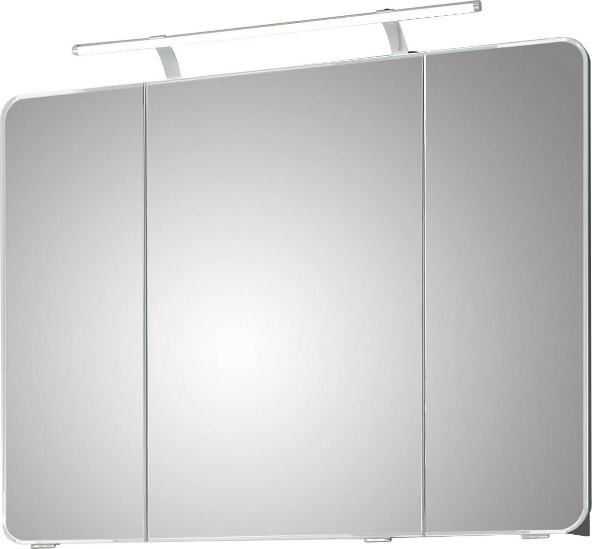 SPIEGELSCHRANK 90/72,2/17 cm  - Grau, Basics, Glas/Holzwerkstoff (90/72,2/17cm) - Xora