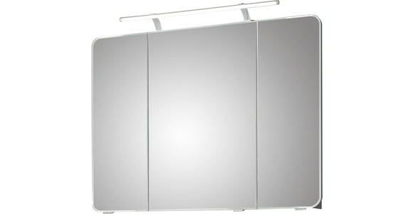 SPIEGELSCHRANK 90/72,2/17 cm  - Grau, Basics, Glas/Holzwerkstoff (90/72,2/17cm) - Xora