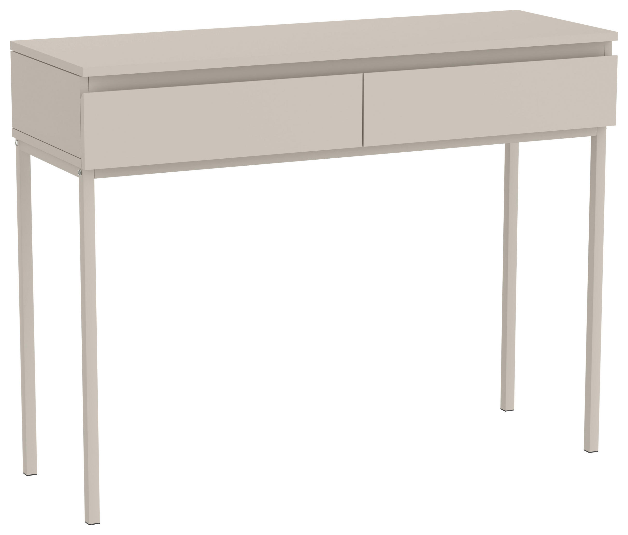 KONSOLENTISCH in Metall, Holzwerkstoff 100/35/77 cm    - Kaschmir, Design, Holzwerkstoff/Metall (100/35/77cm) - home24