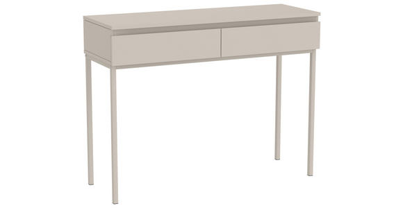 KONSOLENTISCH Kaschmir  - Kaschmir, Design, Holzwerkstoff/Metall (100/35/77cm) - Hom`in