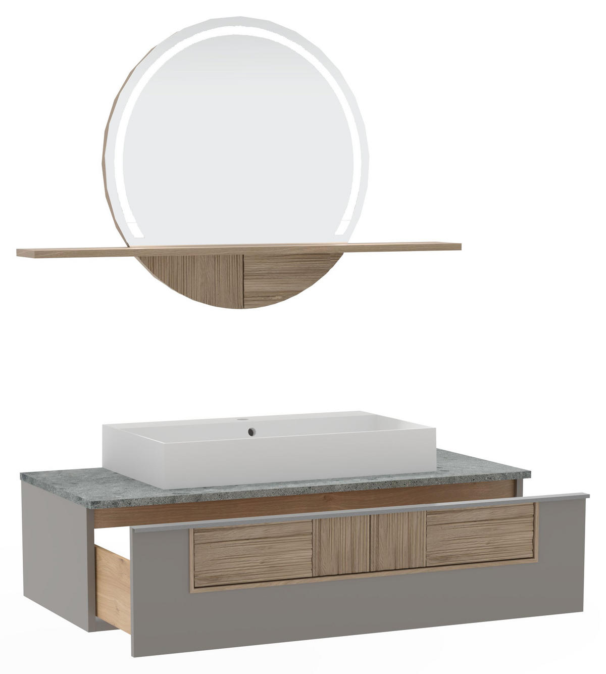 FÜRDŐSZOBATÜKÖR  - Modern (80cm) - Voglauer