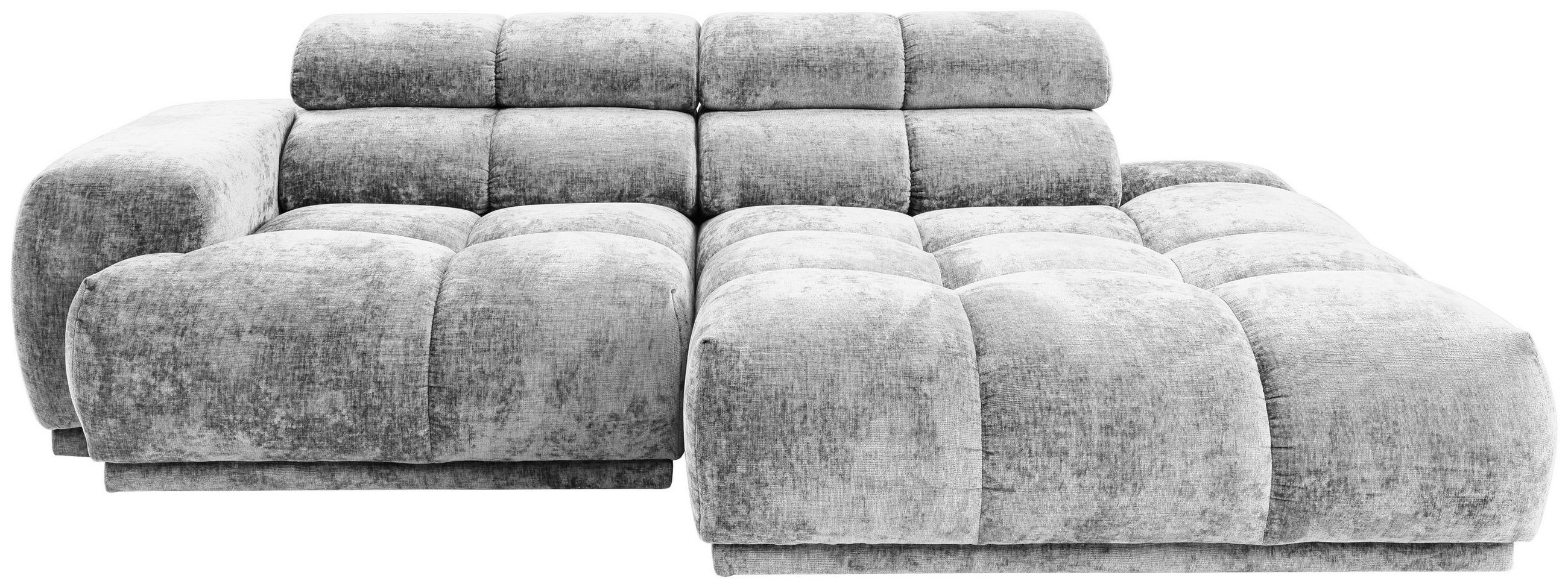 ECKSOFA Creme Flachgewebe  - Creme, MODERN, Textil (239/150cm) - MID.YOU