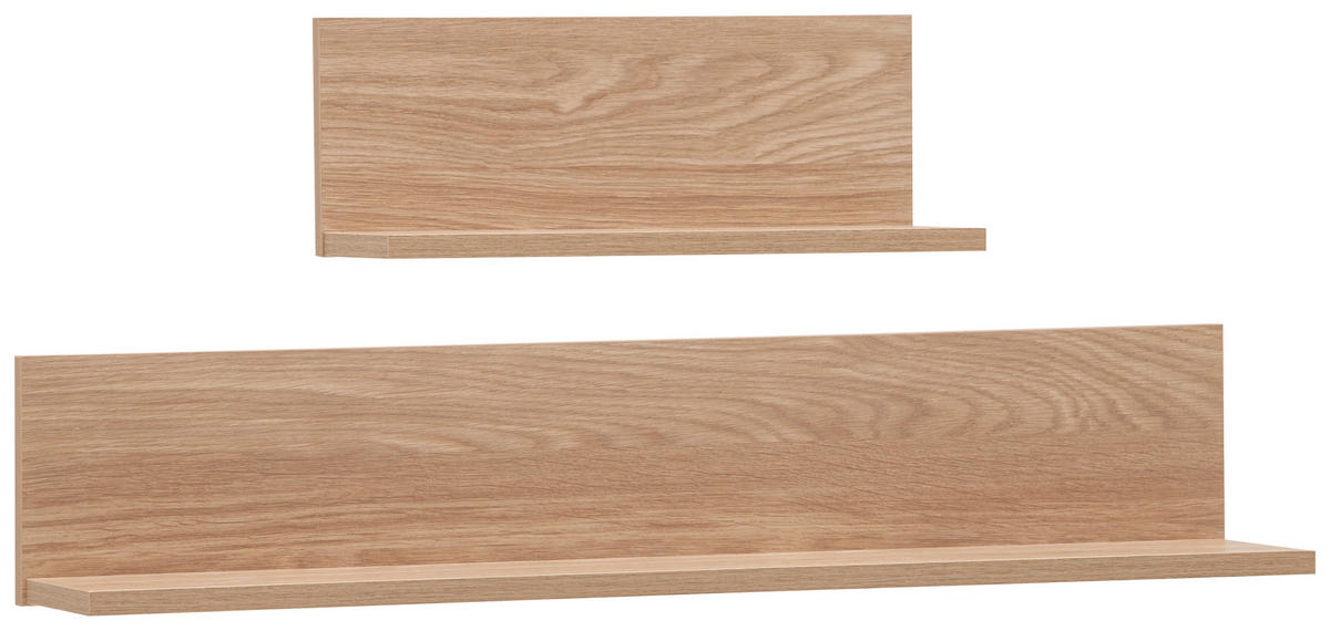 REGALSET - Eichefarben, Design, Holzwerkstoff (40,8/80/15,7/17,5cm) - MID.YOU