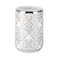TANDBORSTGLAS keramik  - silver, Basics, keramik (7,5/10,5cm)