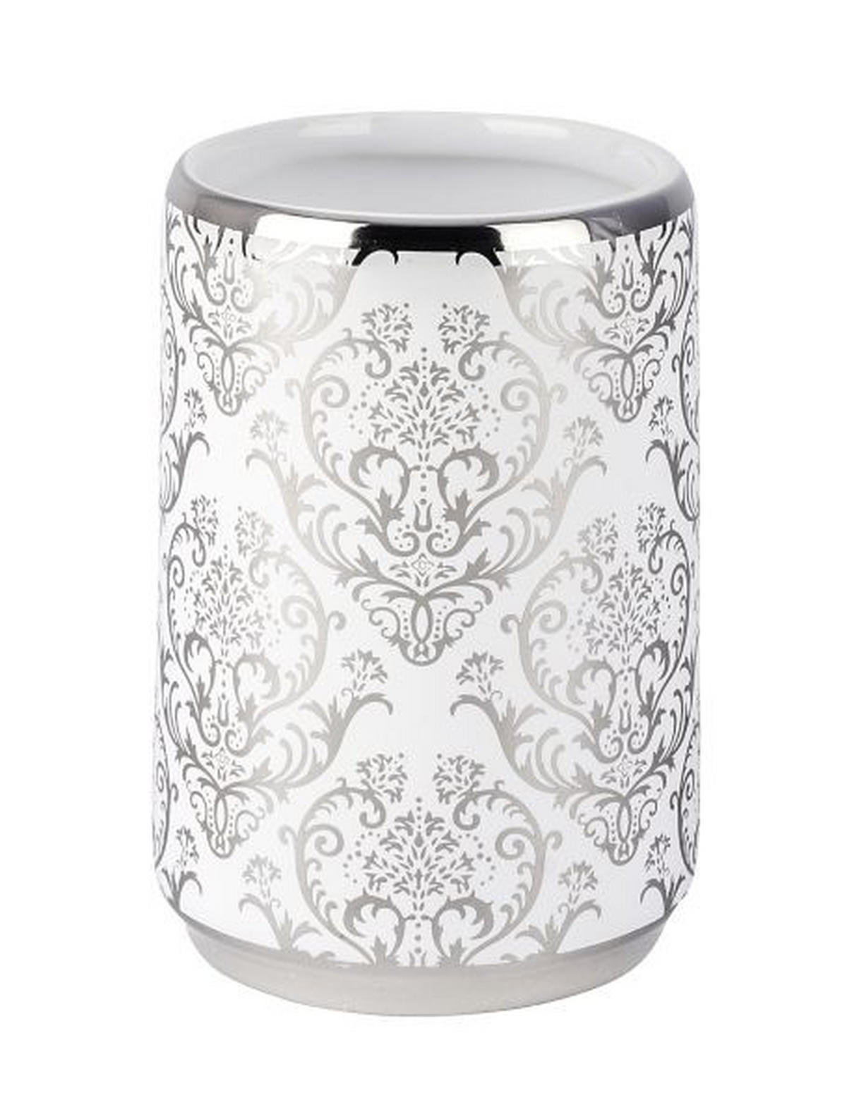 TANDBORSTGLAS keramik  - silver, Basics, keramik (7,5/10,5cm)