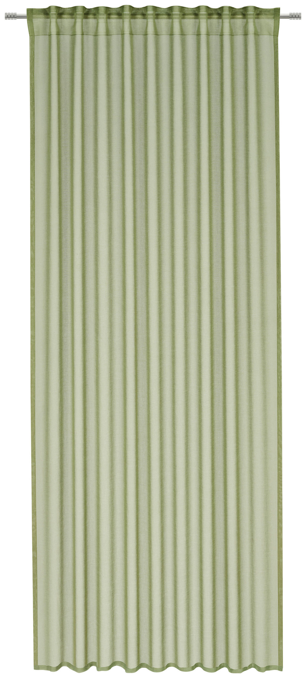 DRAPERIE CONFECțIONATĂ transparent  - verde, Basics, textil (140/245cm) - Boxxx