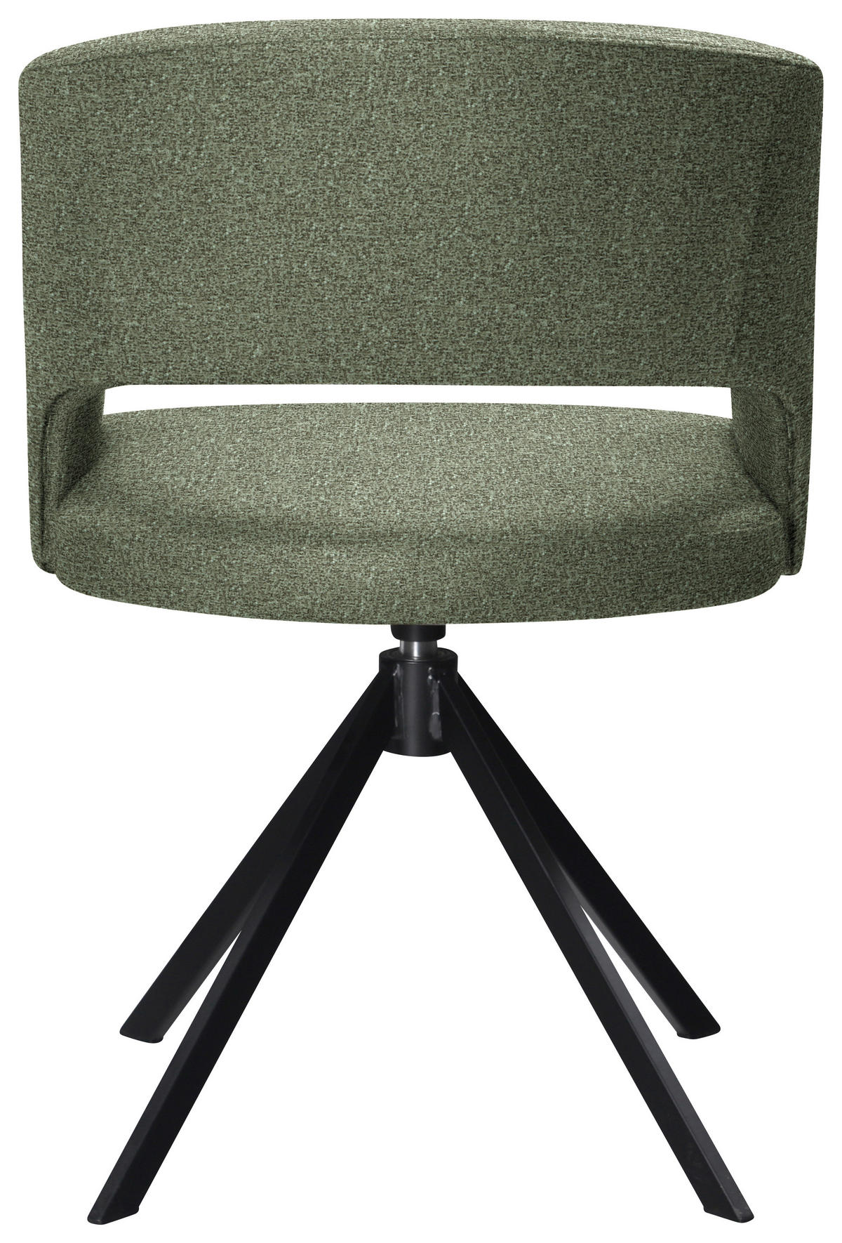 ARMLEHNSTUHL  in Stahl Samt  - Schwarz/Grün, KONVENTIONELL, Textil/Metall (56/84/59cm) - Moderano