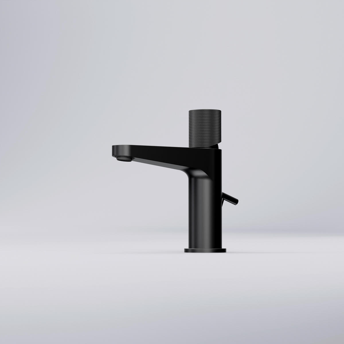 WASCHTISCHARMATUR 4,9/16,5/14,3 cm  - Schwarz, MODERN, Metall (4,9/16,5/14,3cm)