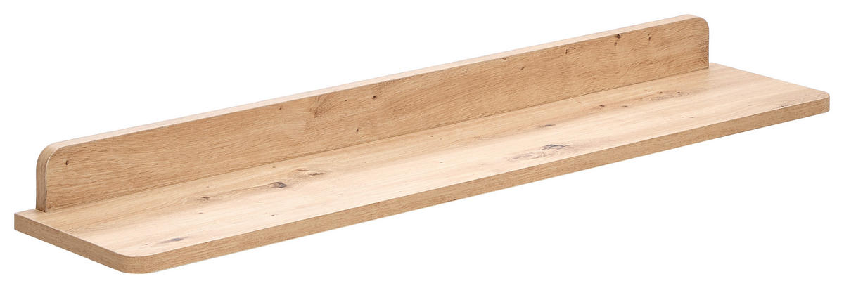 WANDBOARD  120/10/25 cm  - Eiche Artisan, Romantik / Landhaus, Holzwerkstoff (120/10/25cm) - home24