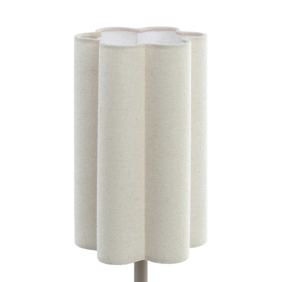 TISCHLEUCHTE - Beige, Trend, Kunststoff/Textil (15/50cm) - Novel