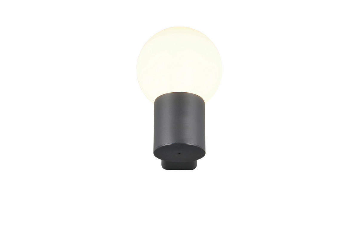 AUSSENWANDLEUCHTE - Weiss/Anthrazit, Design, Glas/Metall (18/28cm) - Trio Leuchten