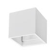 WANDLEUCHTE Alessia 11,5/11,5/11,5 cm  - Weiß, Basics, Stein (11,5/11,5/11,5cm) - Novel