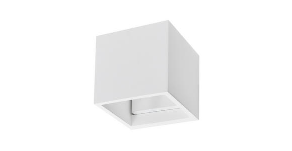 WANDLEUCHTE Alessia 11,5/11,5/11,5 cm  - Weiß, Basics, Stein (11,5/11,5/11,5cm) - Novel