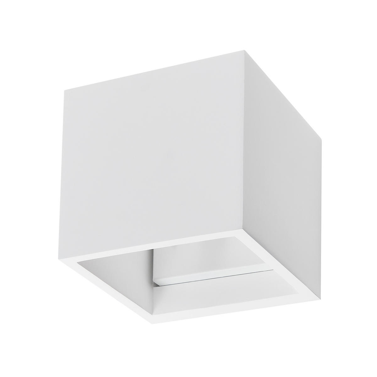 WANDLEUCHTE Alessia 11,5/11,5/11,5 cm  - Weiß, Basics, Stein (11,5/11,5/11,5cm) - Novel