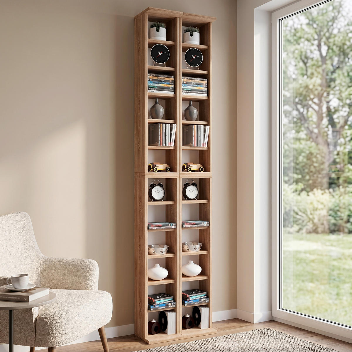 CD-REGAL Eichefarben  - Eichefarben, KONVENTIONELL, Holzwerkstoff (42/183/20cm) - MID.YOU