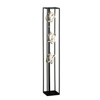 LED-STEHLEUCHTE - Schwarz, Design, Metall (20/20/130cm) - Fischer & Honsel