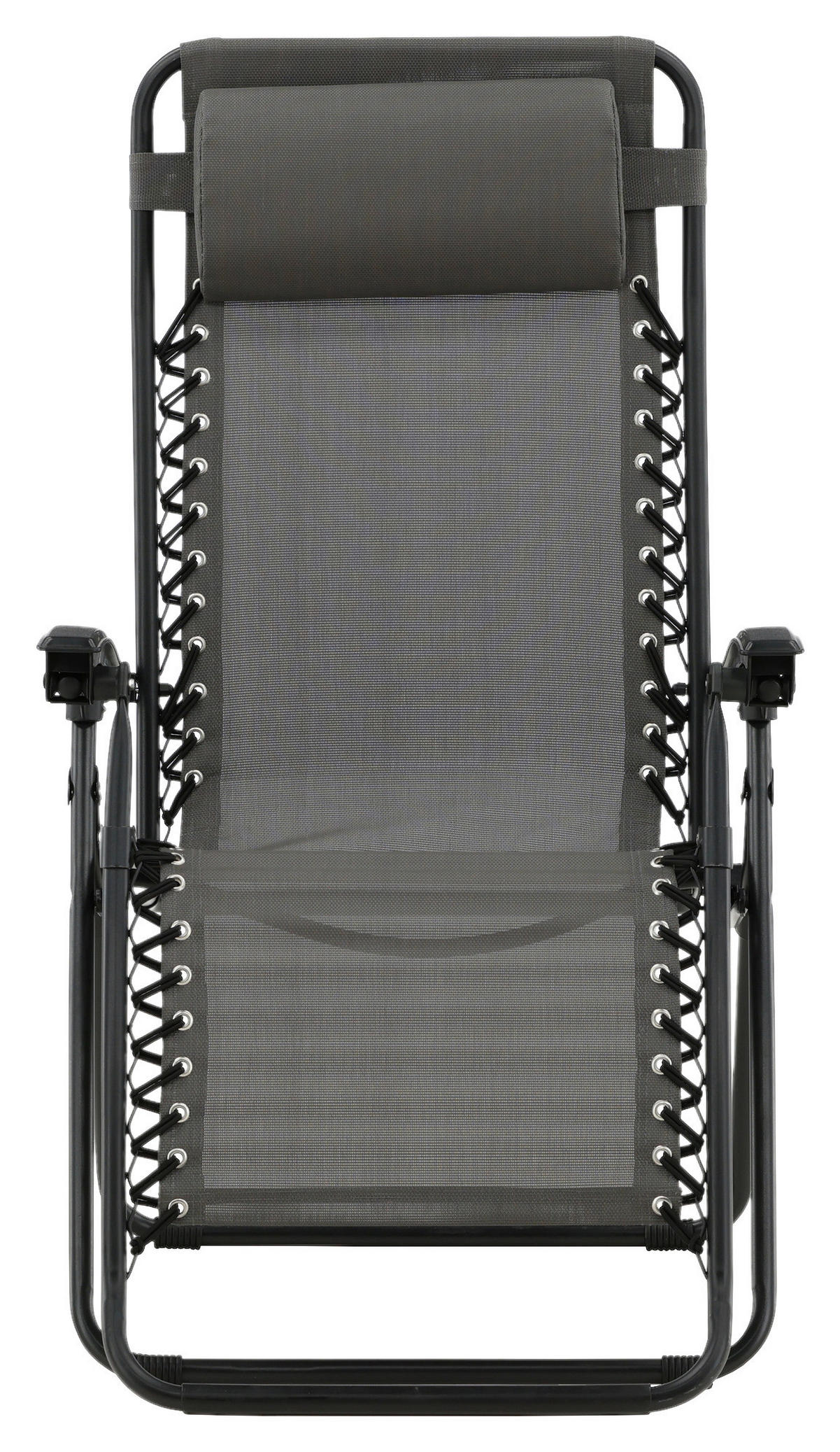 GARTEN-RELAXSESSEL 68/112/90 cm  - Grau, KONVENTIONELL, Kunststoff/Textil (68/112/90cm) - Gardenson