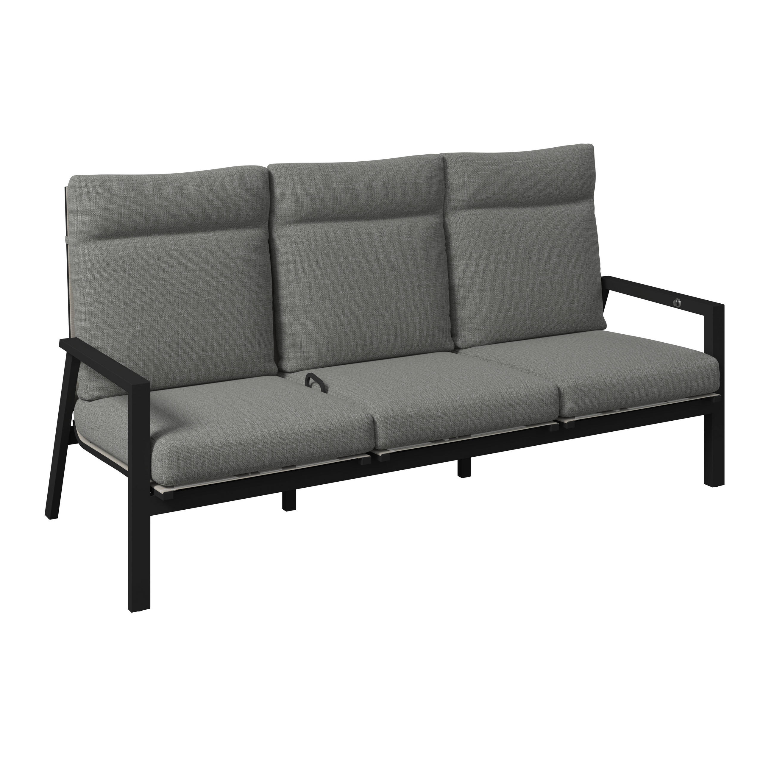 Amatio Pro 3-Sitzer-Bank Anthrazit, Grau 196x97x87 cm