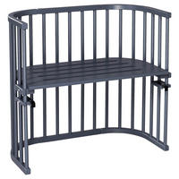 BEISTELLBETT  87/46/79 cm  - Grau, Basics, Holz (87/46/79cm) - Babybay