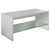 COUCHTISCH 90/40/40 cm rechteckig Weiß  - Weiß, MODERN, Holzwerkstoff (90/40/40cm) - MID.YOU