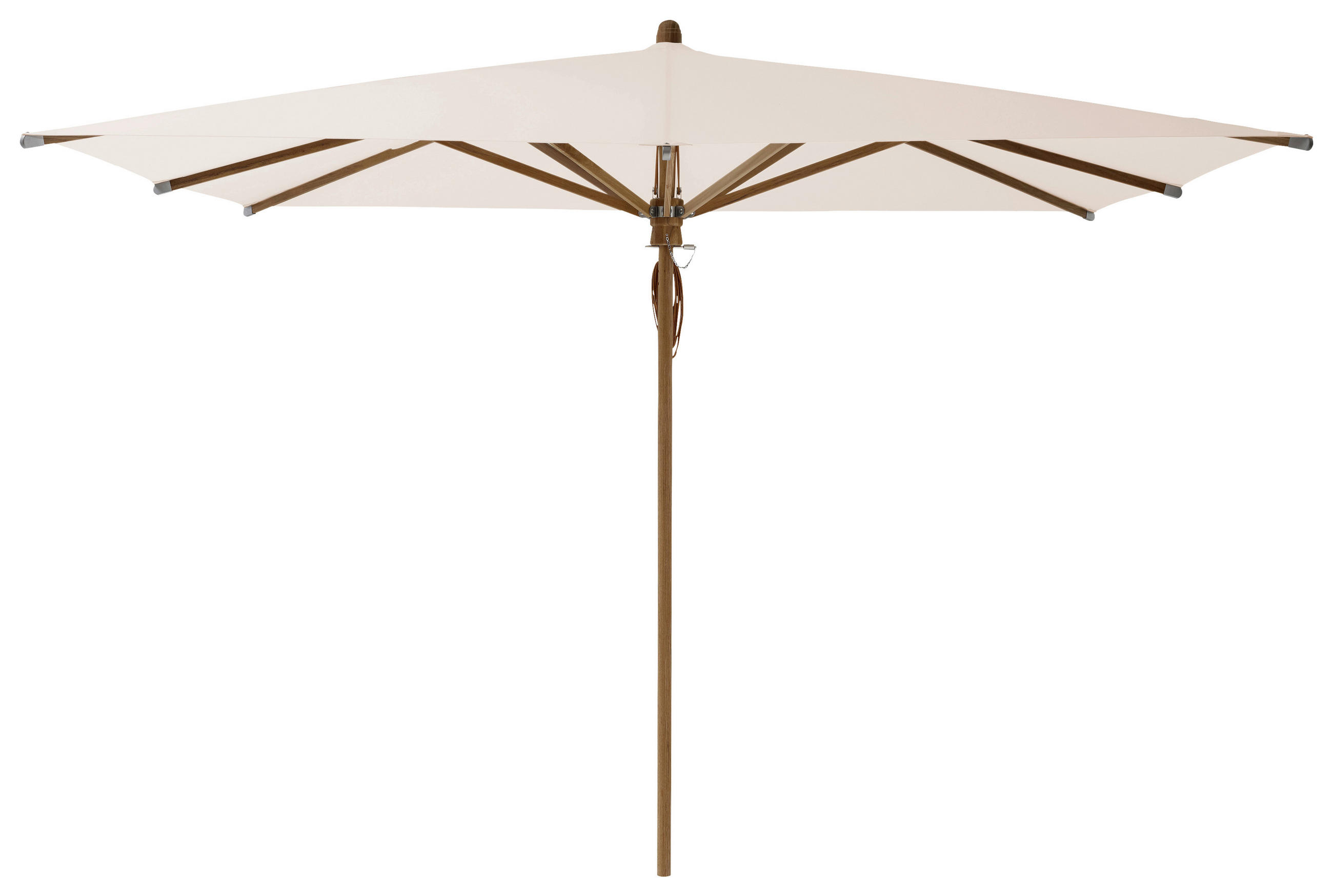 SONNENSCHIRM 330 cm Naturfarben  - Beige/Naturfarben, MODERN, Holz/Textil (330/330cm) - Glatz