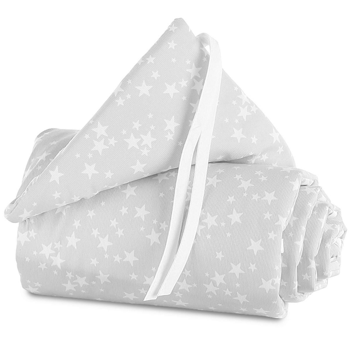 Nestchen Pique Babybay Original  149/2/24 cm   - Weiß/Grau, Basics, Textil (149/2/24cm) - Babybay