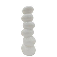 VÁZA  - fehér, Basics, kerámia (11.5/9.6/35.2cm)
