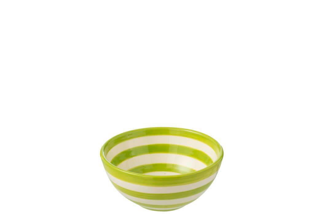 SCHÜSSEL  - Weiss/Hellgrün, Basics, Keramik (14/14/6,5cm)