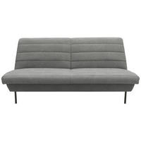2-SITZER-SOFA in Graubraun  - Graubraun/Schwarz, Design, Textil/Metall (185/92/103cm) - LOOKS by W.Joop