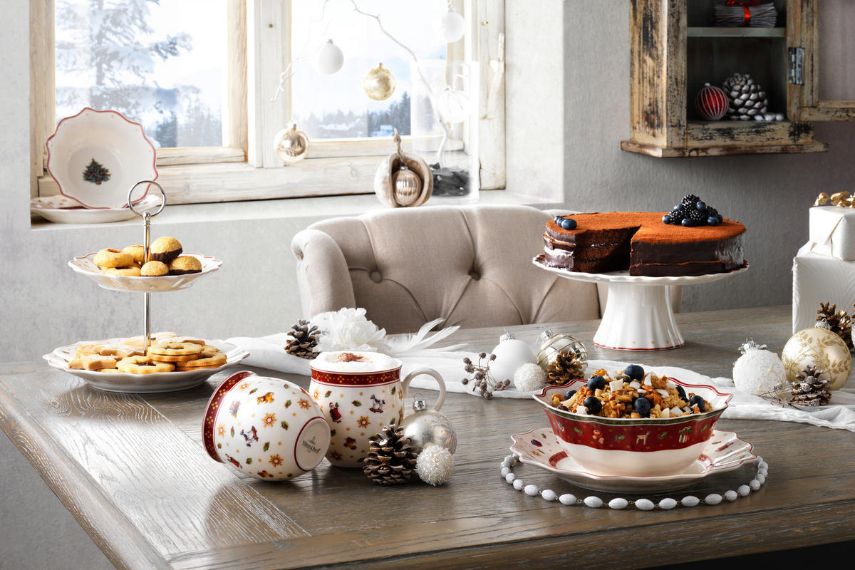 FRÜHSTÜCKSSET Multicolor, Rot, Weiß Toy´s Delight  - Rot/Multicolor, Design, Keramik (36/25/14cm) - Villeroy & Boch