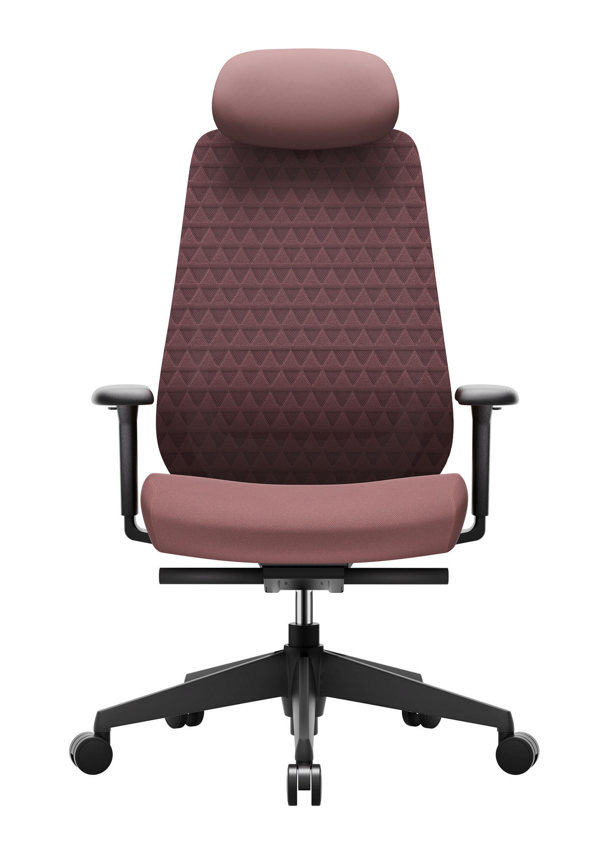 DIREKTORSKI STOL kovina, umetna masa, tekstil črna, barve jajčevca  - črna/barve jajčevca, Design, kovina/umetna masa (70/120-130/61cm) - Novel