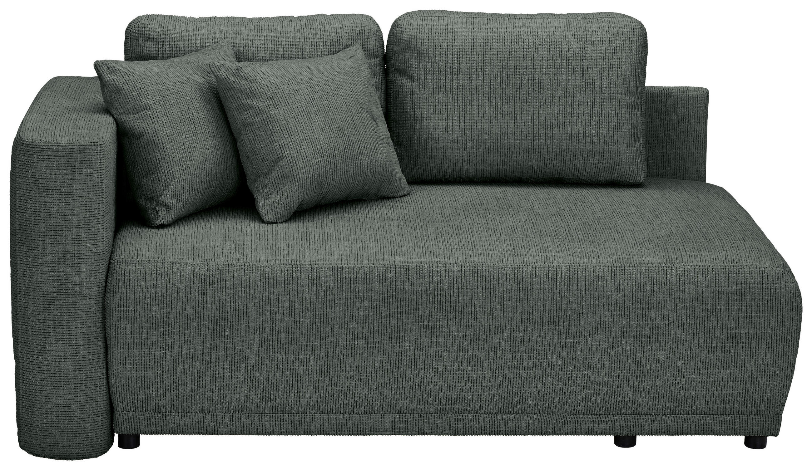CHAISELONGUE Chenille Anthrazit  - Anthrazit/Schwarz, KONVENTIONELL, Kunststoff/Textil (93/73/171cm) - Carryhome