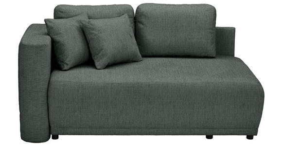 CHAISELONGUE Chenille Anthrazit  - Anthrazit/Schwarz, KONVENTIONELL, Kunststoff/Textil (93/73/171cm) - Carryhome